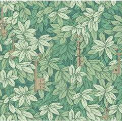 Cole & Son Wallpaper 97/4014.CS Chiavi Segrete Green