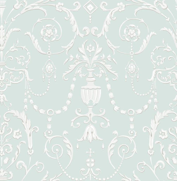 Cole & Son Wallpaper 98/12052.CS Regalia Duck Egg Blu
