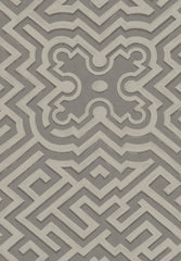 Cole & Son Wallpaper 98/14056.CS Palace Maze Dark Linen/Gilver
