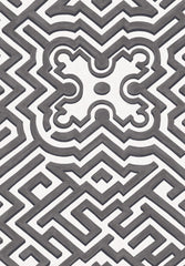 Cole & Son Wallpaper 98/14057.CS Palace Maze Black/White