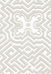 Cole & Son Wallpaper 98/14058.CS Palace Maze Stone/White
