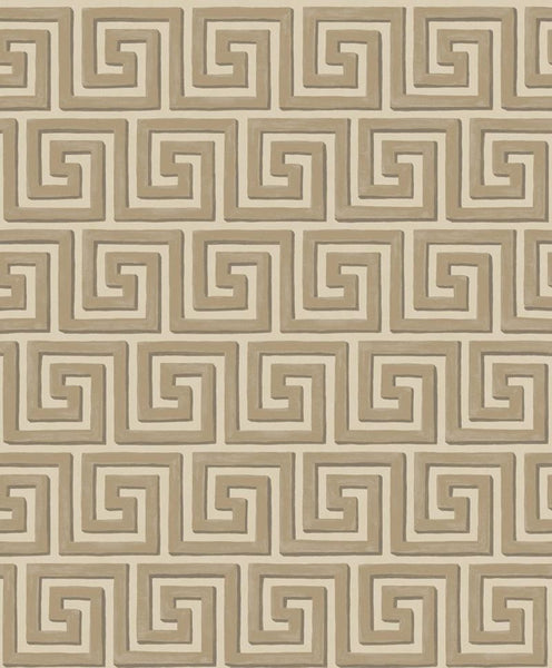 Cole & Son Wallpaper 98/5021.CS Queens Key Linen & Gold