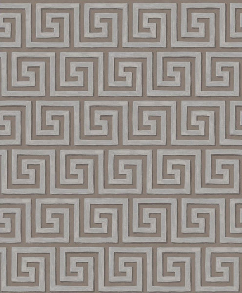 Cole & Son Wallpaper 98/5022.CS Queens Key Dark Linen/Sil