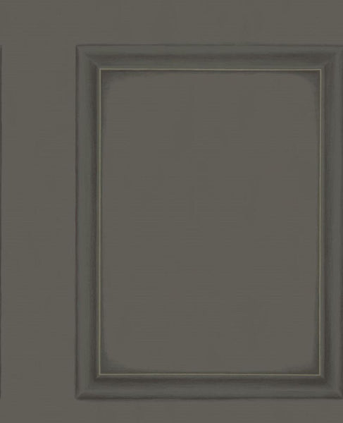 Cole & Son Wallpaper 98/7031.CS Library Panel Charcoal