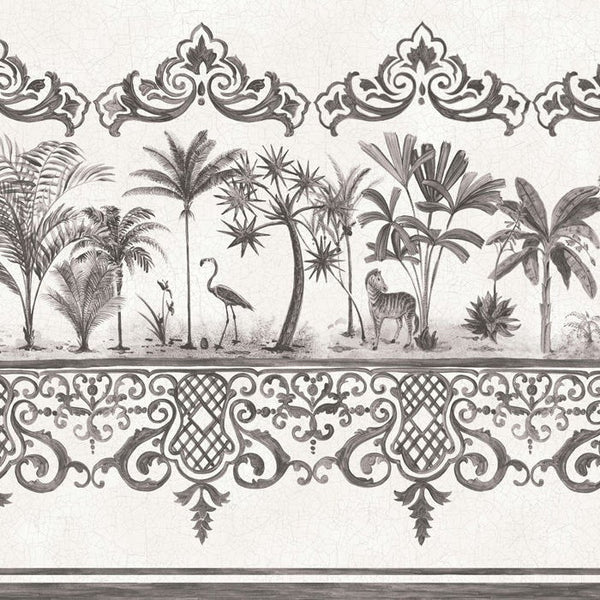 Cole & Son Wallpaper 99/10044.CS Rou Border Charcoal