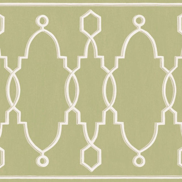 Cole & Son Wallpaper 99/3012.CS Parterre Border Leaf Green
