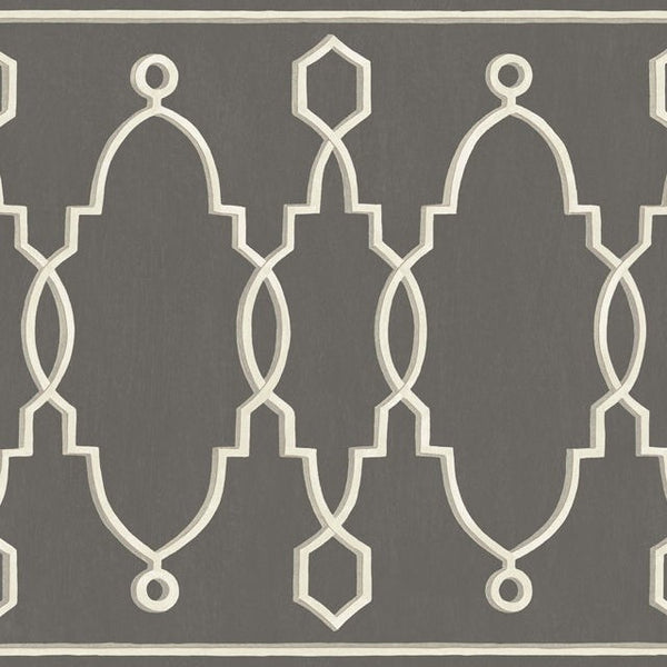 Cole & Son Wallpaper 99/3015.CS Parterre Border Charcoal