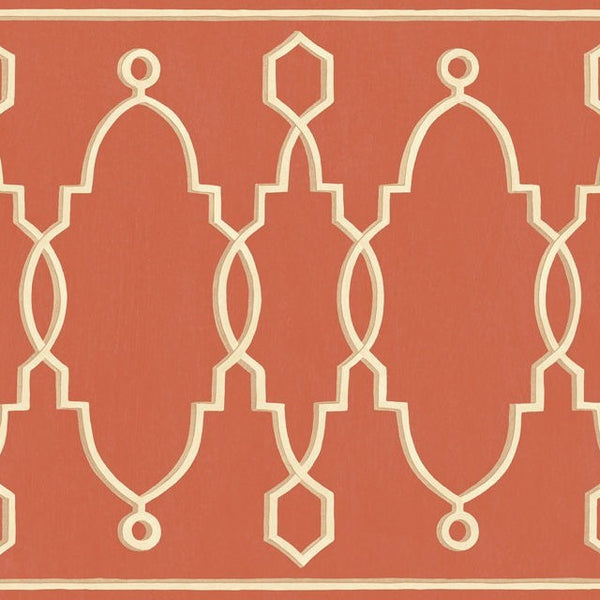 Cole & Son Wallpaper 99/3018.CS Parterre Border Red