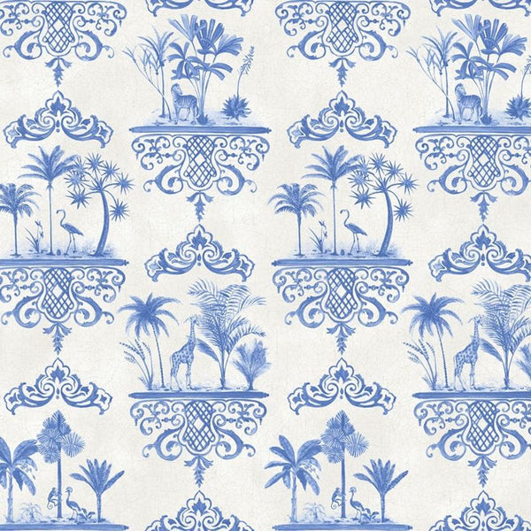 Cole & Son Wallpaper 99/9037.CS Rousseau Cobalt Blue