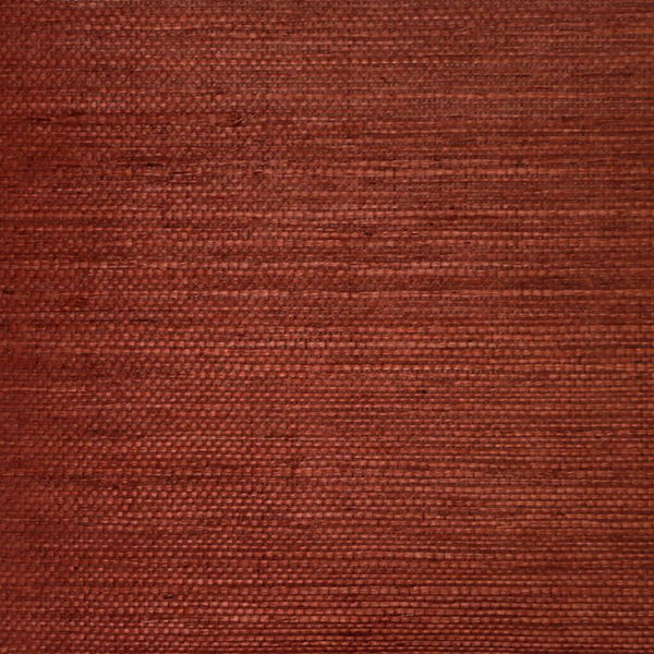 Clarence House Wallpaper 6863-7 Sisal Burgundy