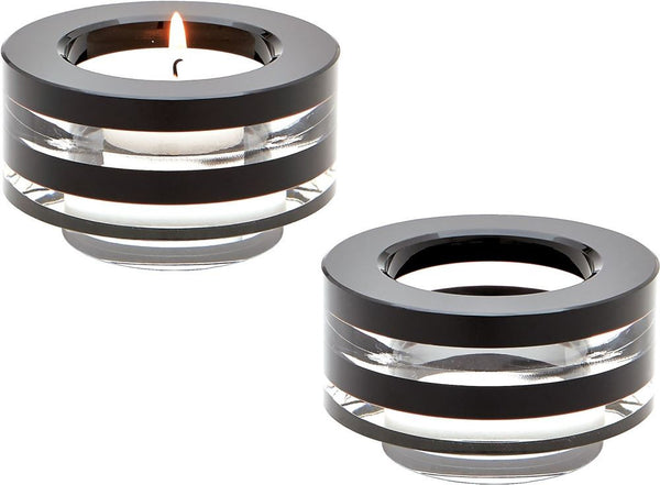 Tuxedo Crystal Votive - (Set of 2)
