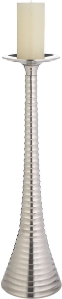 Silver Bugle Candleholder - Lg