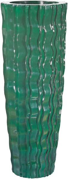 Largee Green Wave Vessel