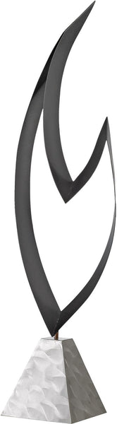 Metal Flame Table Top Scupture