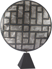 Parquetry In Metal Sculpture
