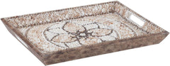 Shell Mosaic Serving Tray