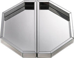 Set of Two Mirrored Trays