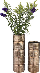 Banded Texture Ceramic Vase