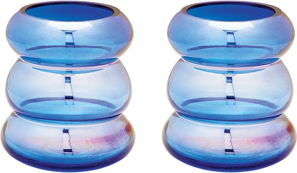 Cobalt Ring Vase - (Set of 2)