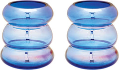 Cobalt Ring Vase - (Set of 2)