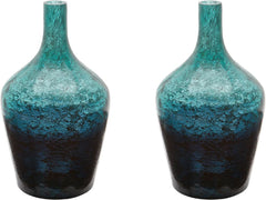 Emerald Ombre Bottle - (Set of 2)