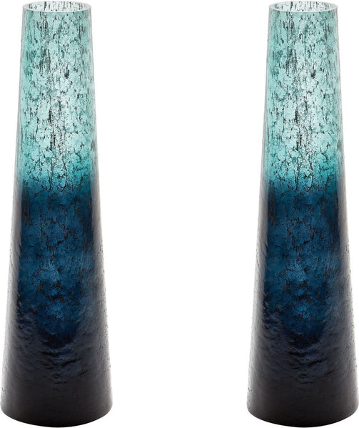 Emerald Ombre Snorkel Vase