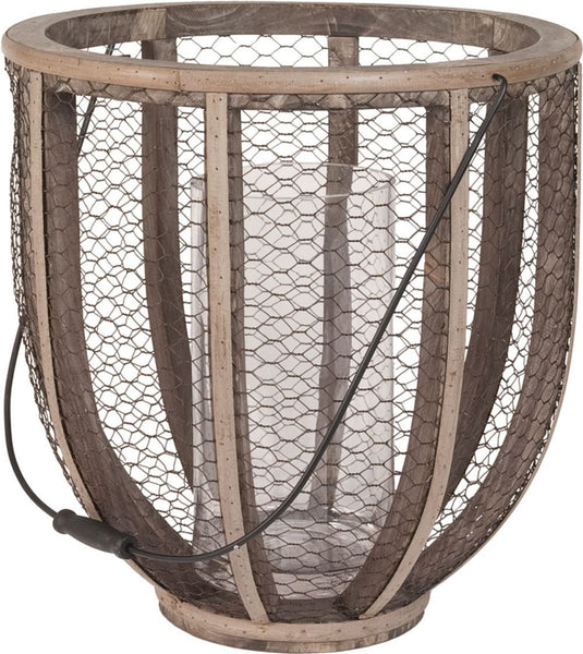Barrel Wire Atlas Hurricane Vase