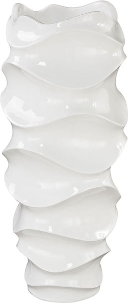 Jaya Wave Vessel In Gloss White