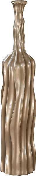 Tress 43-Inch Vase In Champagne Gold