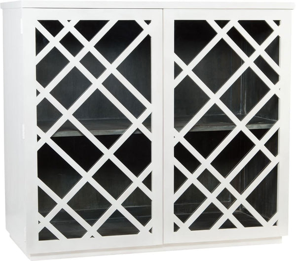 Plaid Bar Cabinet