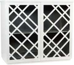 Plaid Bar Cabinet