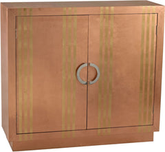 Gold Stripe Copper Cabinet