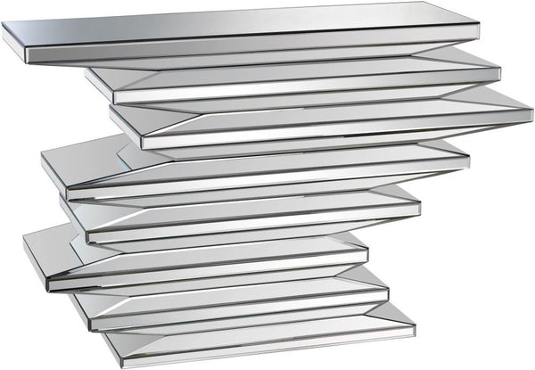 Stacked Mirror Console
