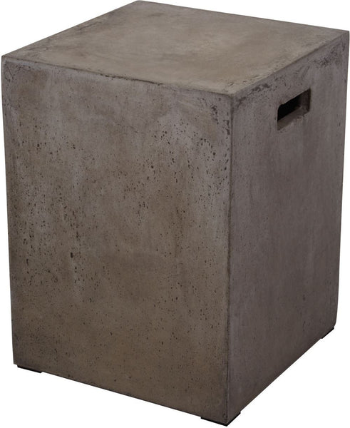 Square Handled Concrete Stool