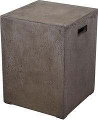 Square Handled Concrete Stool