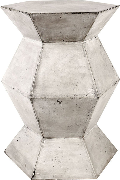 Flanery Accent Table In Polished Concrete