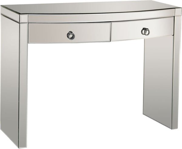 Bow Front Mirror Console