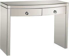Bow Front Mirror Console
