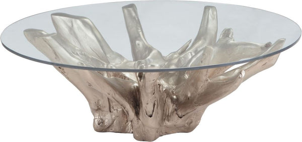 Champagne Teak Root Coffee Table