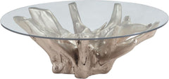 Champagne Teak Root Coffee Table