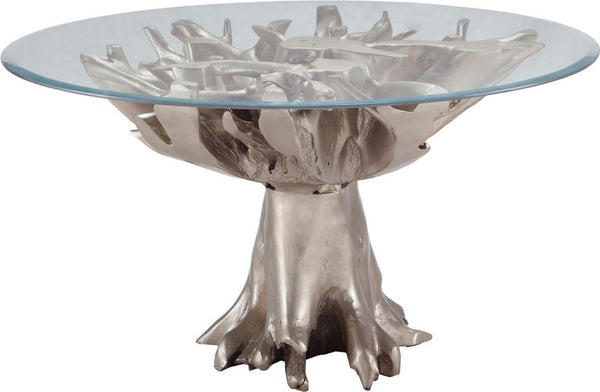 Champagne Teak Root Entry Table
