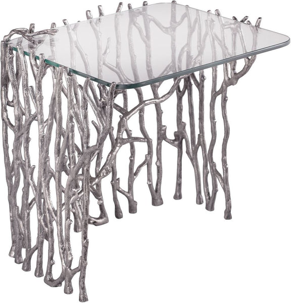 Silvered Sticks Side Table