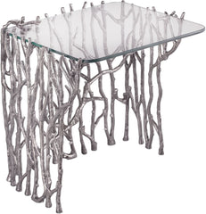Silvered Sticks Side Table