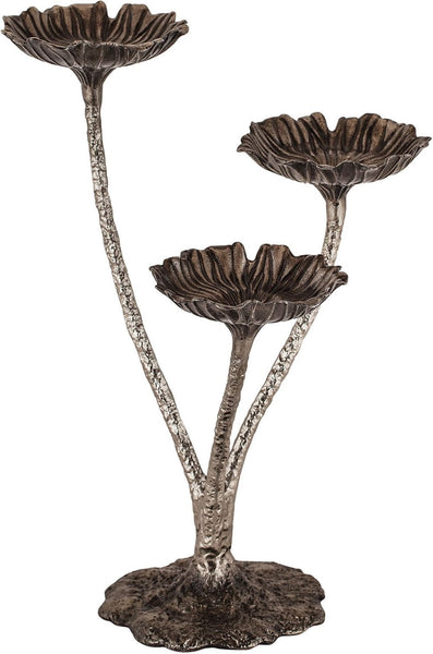 Antique Nickel Victoria Accent Table