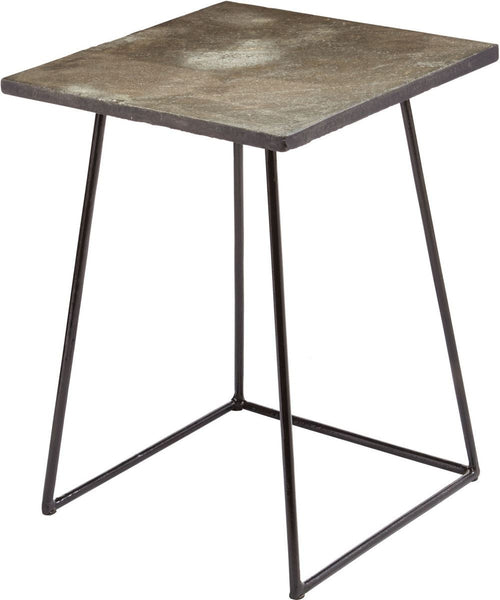 Linear Concrete Accent Table
