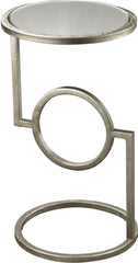 Mirrored Top Hurricane Side Table
