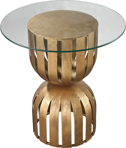 Gold Leaf Olympia Side Table