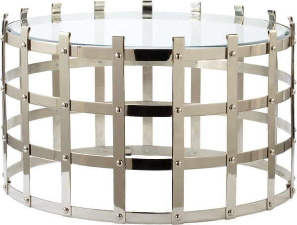 Metal Strap Coffee Table