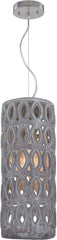 Large Pierced Grey Antique Lantern