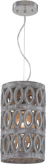 Small Pierced Grey Antique Lantern